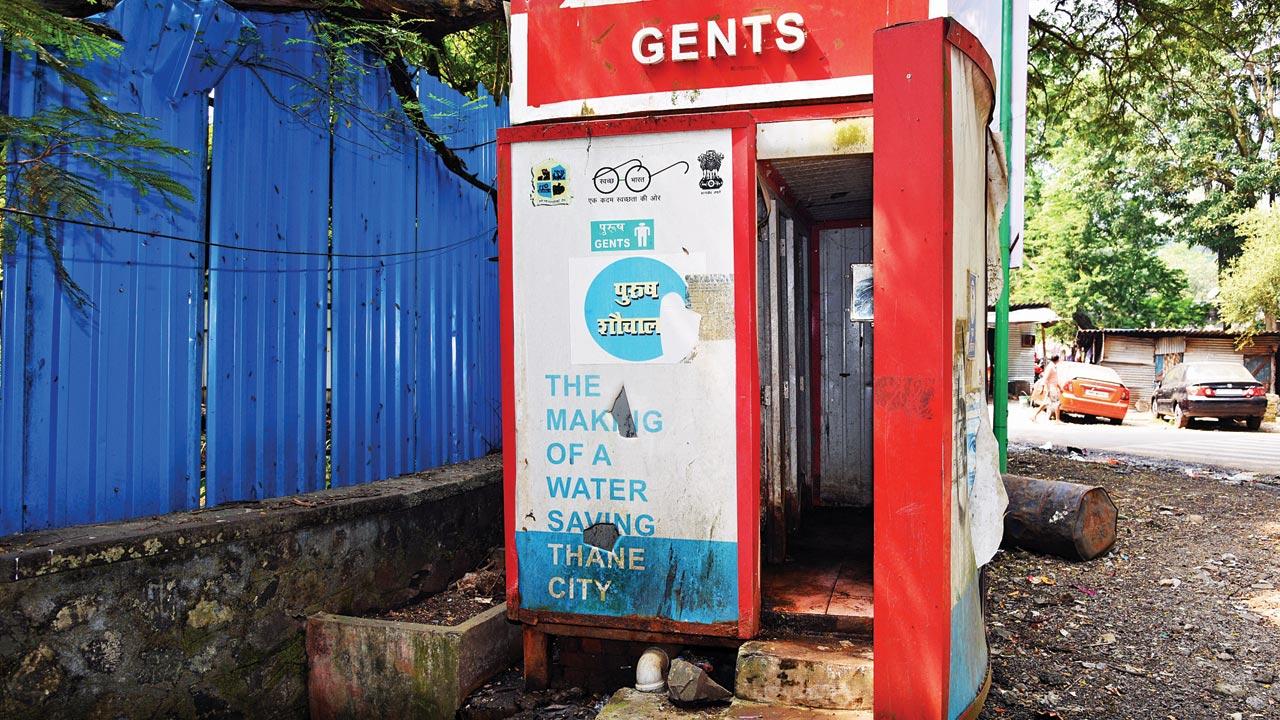 The porta cabin at Kokanipada. Pics/Satej Shinde