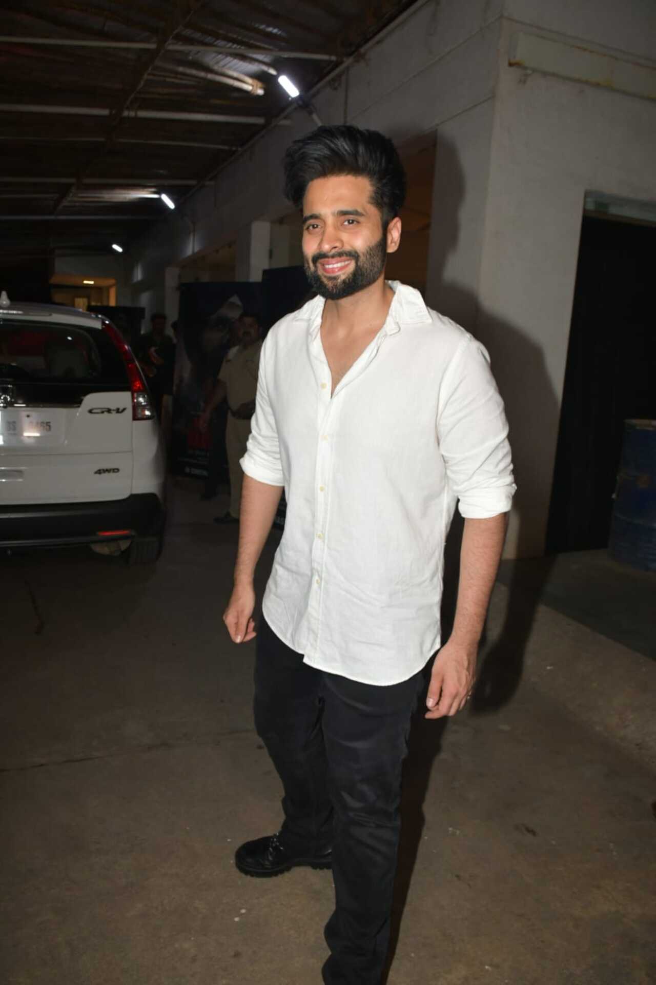 Jackky Bhagnani, who is producing the film with his sister Deepshikha, was at the special screening