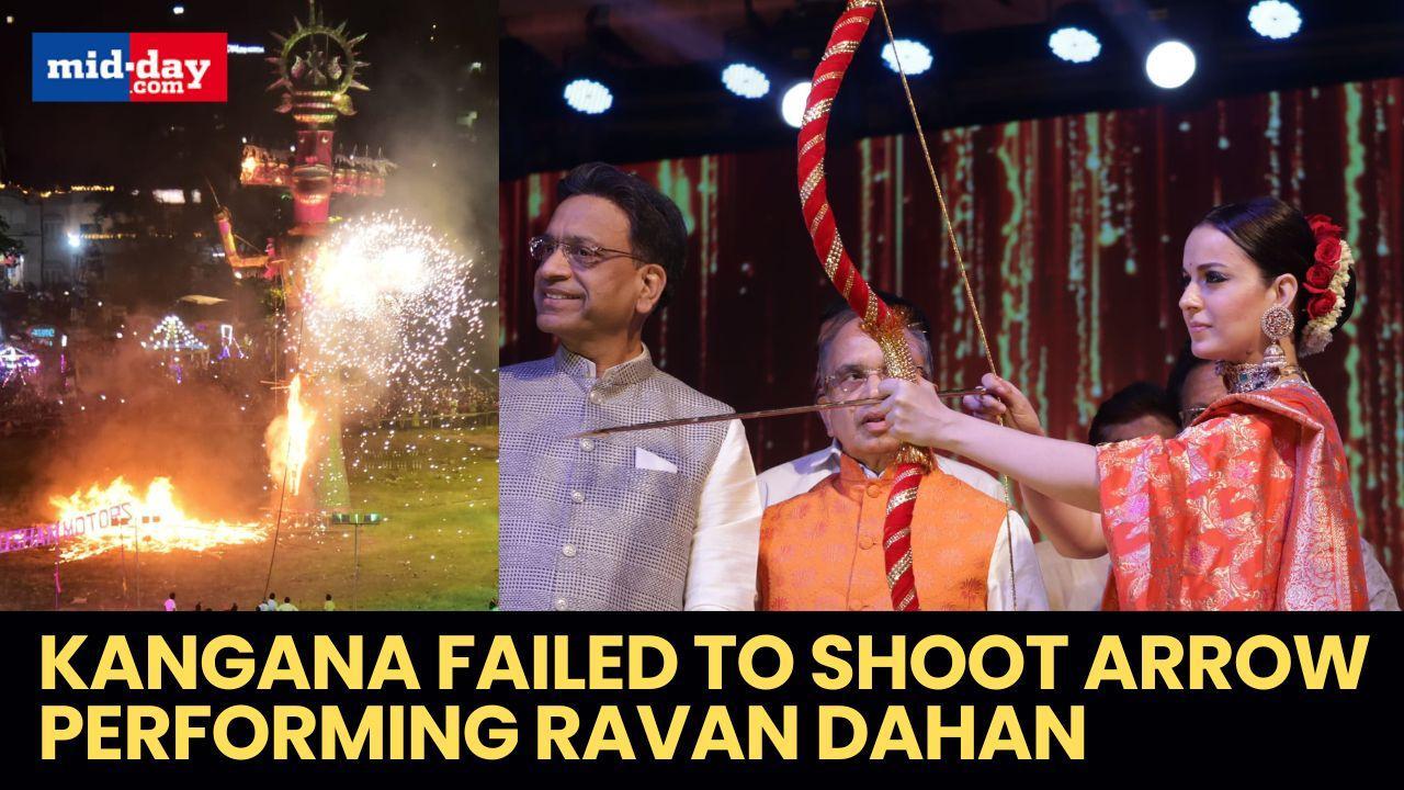 Kangana Makes History As The First Woman In 50 Years To Perform Raavan Dahan