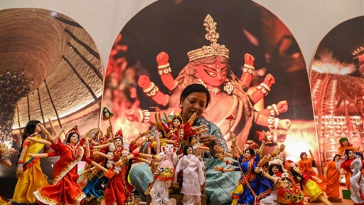 The meticulous craftsmanship involved in creating the pandals, from terracotta-styled architecture to miniature idols, reflects the artistic spirit and dedication that underpin Durga Puja celebrations in West Bengal. 