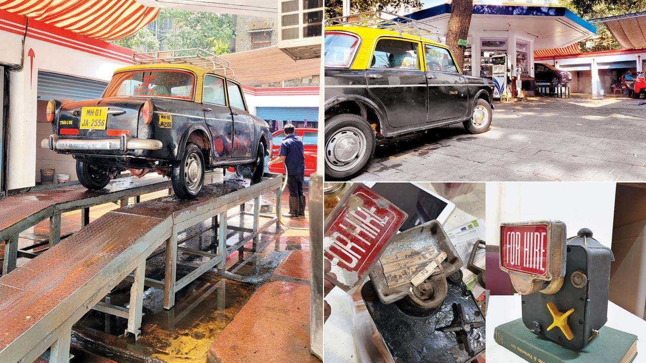 Last Padmini received royal restoration at 85-year-old petrol pump