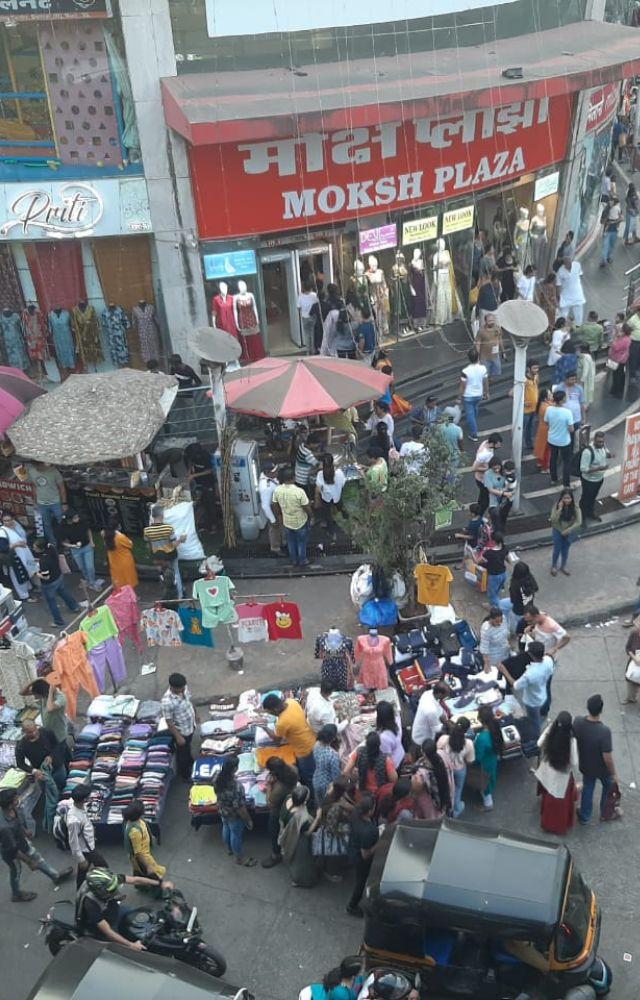 The bustling market in the western suburb boasted an eclectic range of goodies including imitation jewellery and trendy clothes.