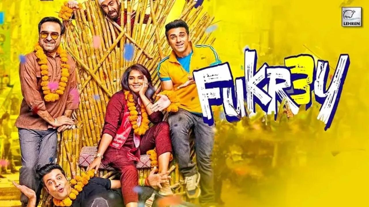 Fukrey 3 
The first two instalments in the Fukrey film series spread a wave of infectious laughter and Fukrey 3 upholds the expectations. The film has the audiences in splits with the funny antics and bond of a group of friends. Pulkit Samrat, Varun Sharma and Manjot Singh are once again out to win your hearts with Richa Chadha with their hilarious performances