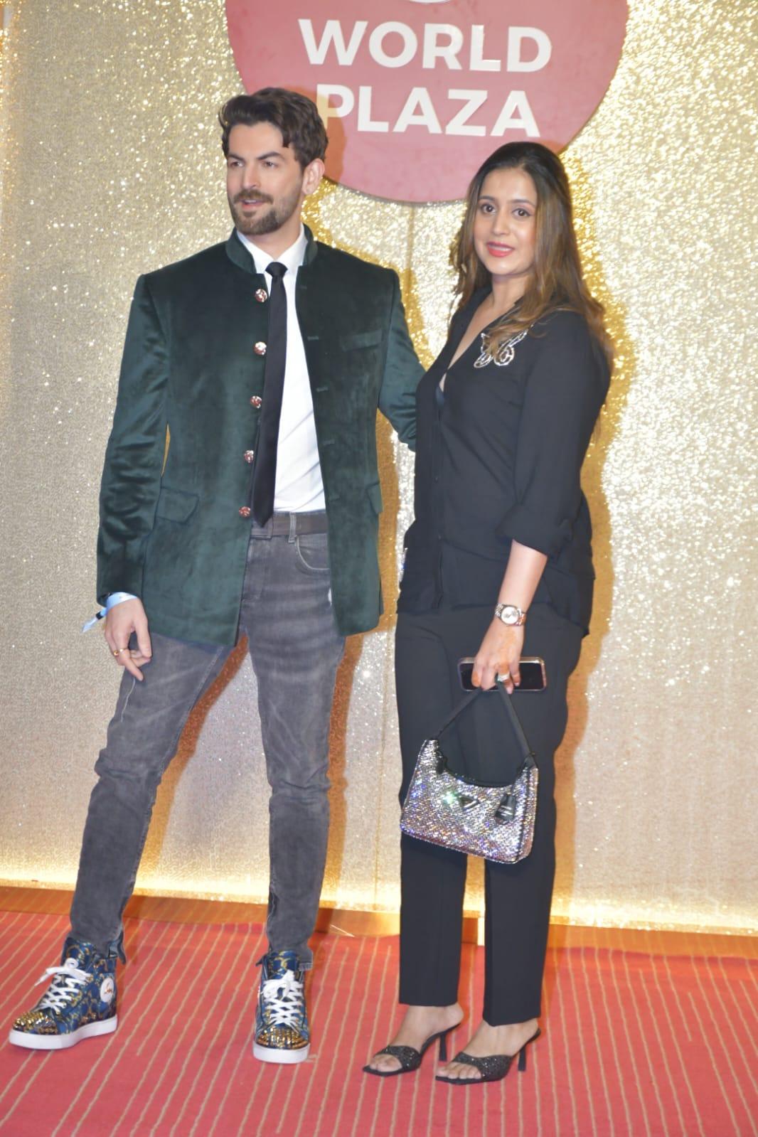 Neil Nitin Mukesh and his wife made a stylish entrance at the grand celebration