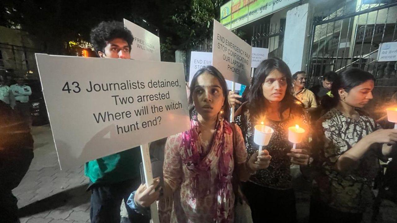 The Delhi Police had detained several journalists and later in the day arrested Prabir Purkayastha, founder of NewsClick and HR head Amit Chakravarty under UAPA.