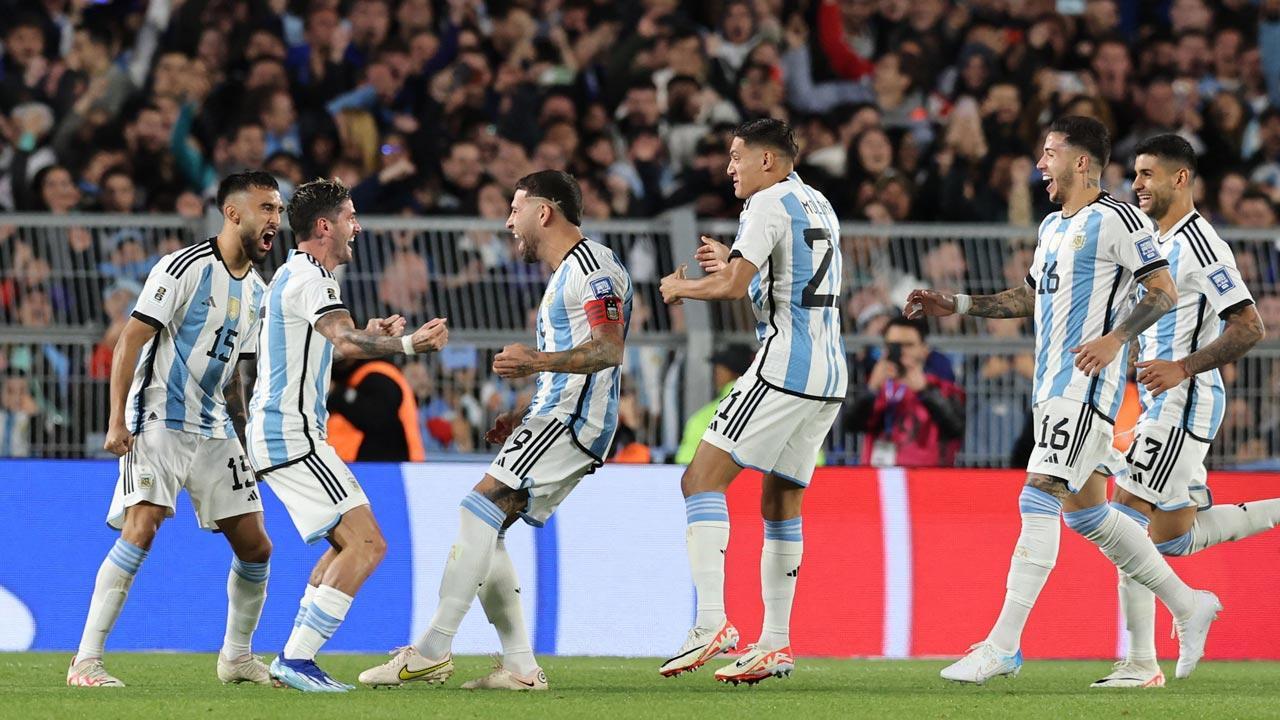 Otamendi on target as Argentina stays perfect in World Cup qualifiers