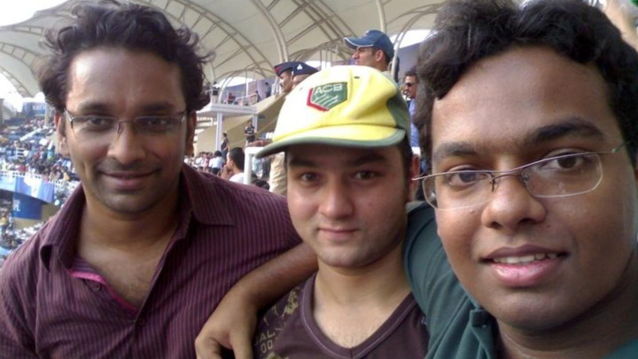 When Ashutosh Shirke (left), Faraz Baig (centre), Anish Desouza (right) met in 2009 during India's test match against Sri Lanka, it was the first time that mobile phones were allowed inside the stadium. Sitting across at the Stadium Restaurant on the last day of the test, they decided to form the North Stand Gang, as most of them used to sit at the North Stand in the Wankhede Stadium. While they started as three cricket fans, they were 20 by the time the 2011 ICC Cricket World Cup took place in Mumbai, and today are over 90 fans, who discuss cricket, and watch India's matches even beyond the Wankhede Stadium whenever they can.