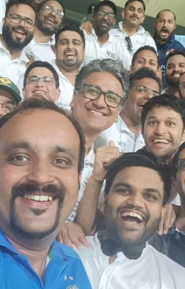 Mumbai`s North Stand Gang cricket fans