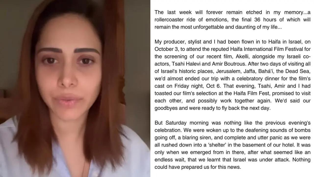 Nushrratt Bharuccha, who was stranded in Israel since Saturday, has returned to Mumbai safely. The actress has put out a video and a long note to thank everyone who helped her get home safely. Read More