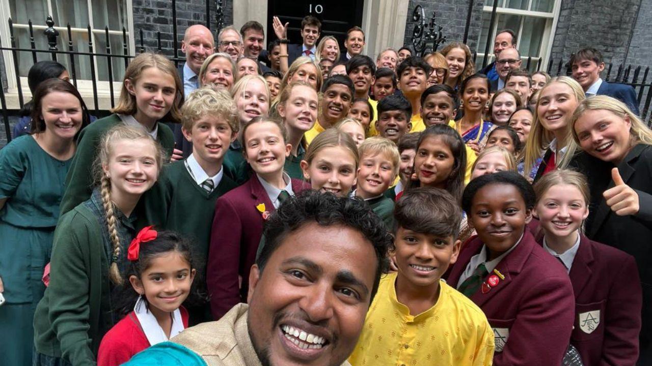 As part of this tour, the children were privileged to meet OSCAR's Royal Patron, HRH the Duchess of Edinburgh GVCO, during a dinner hosted by Bradfield College. The Duchess addressed all the children and other guests, expressing her continued support for the OSCAR Foundation. She also shared her own experiences from visiting the Ambedkar Nagar community in Mumbai, the hometown of OSCAR's founder, Ashok Rathod.