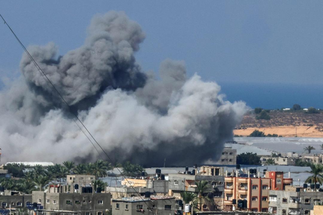 Israeli air strikes hit Hamas operational facilities, rocket launching positions