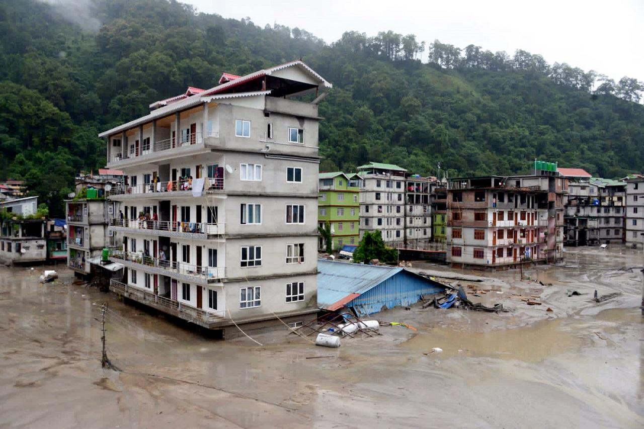 A total of 103 people, including the 15 jawans, remained missing after a cloudburst over Lhonak Lake in North Sikkim in the early hours of Wednesday triggered the flash flood