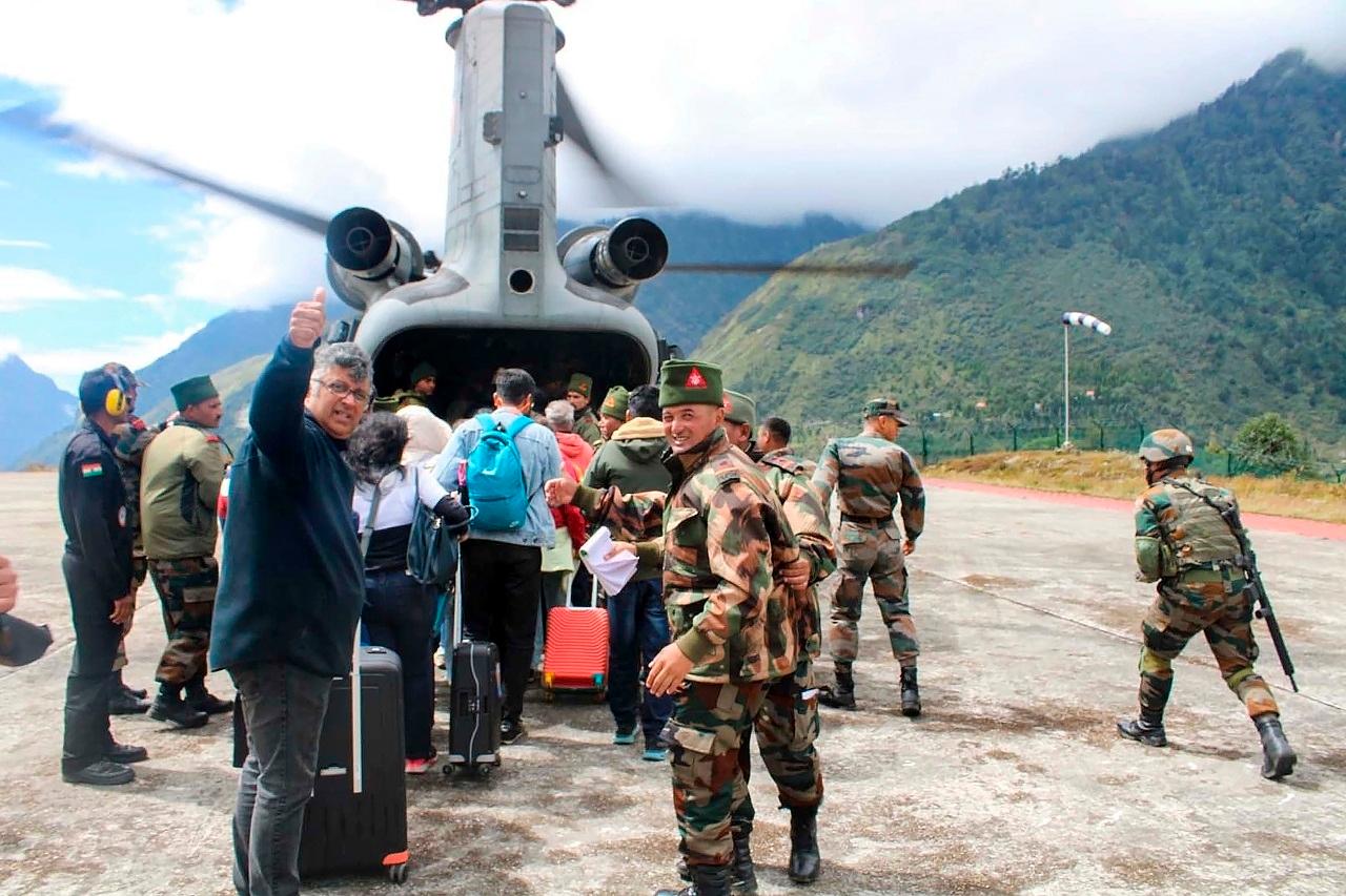 Chettri said at the moment evacuation of tourists and sick people is the first priority of the district administration