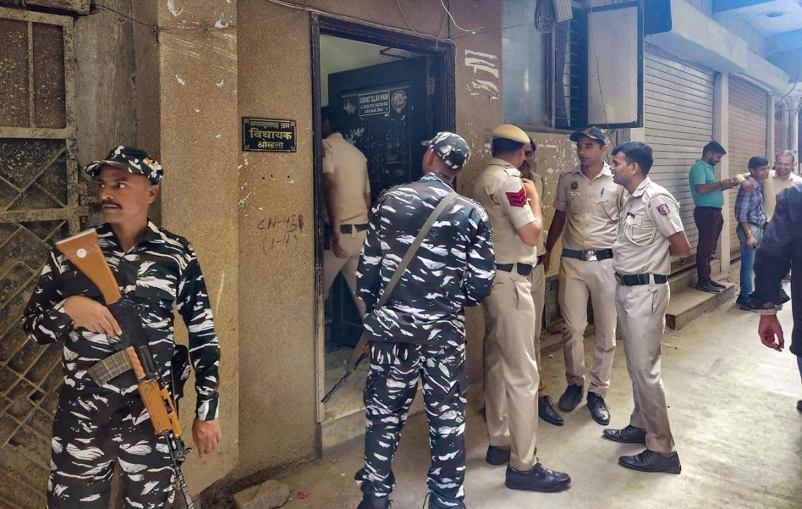 In Photos: ED raids AAP's Delhi MLA Amanatullah Khan in money-laundering probe