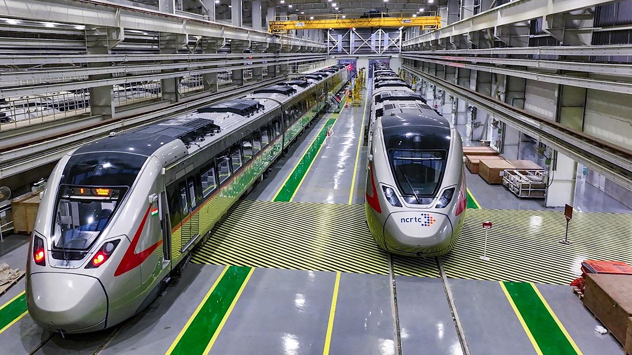 The priority section between Sahibabad and Duhai Depot has five stations -- Sahibabad, Ghaziabad, Guldhar, Duhai and Duhai Depot. The segment from Duhai to Duhai Depot is a spur from the main corridor