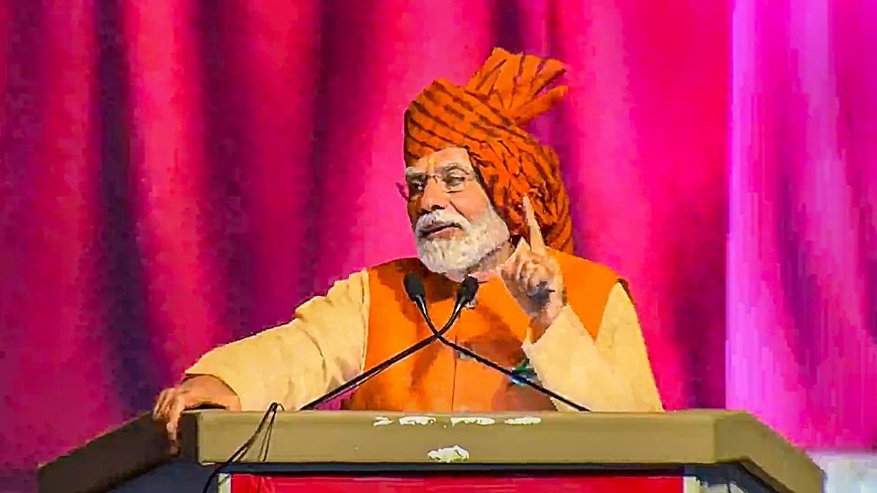 In India, weapons are worshiped not to dominate any land, but to protect its own: PM Modi