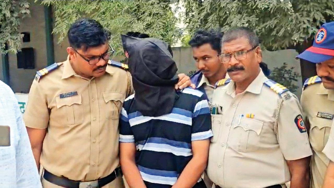 The cop-turned-bandit in police custody