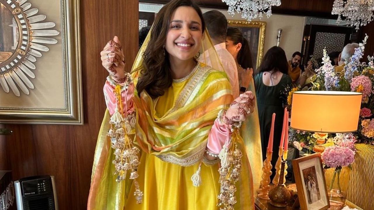 Priyanka Chopra's mother, Madhu Chopra, shares Parineeti Chopra's picture from choora ceremony, later deletes