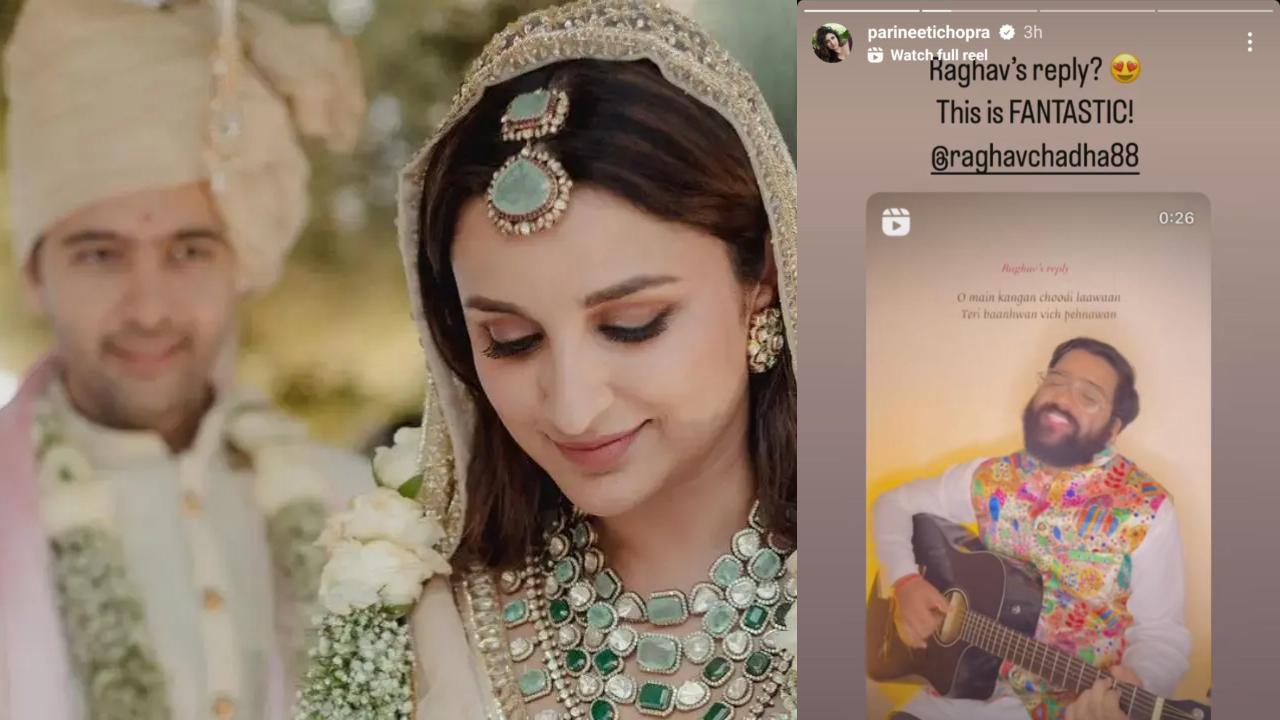 Parineeti shares Raghav's reaction on fan's rendition of wedding song 'O Piya'