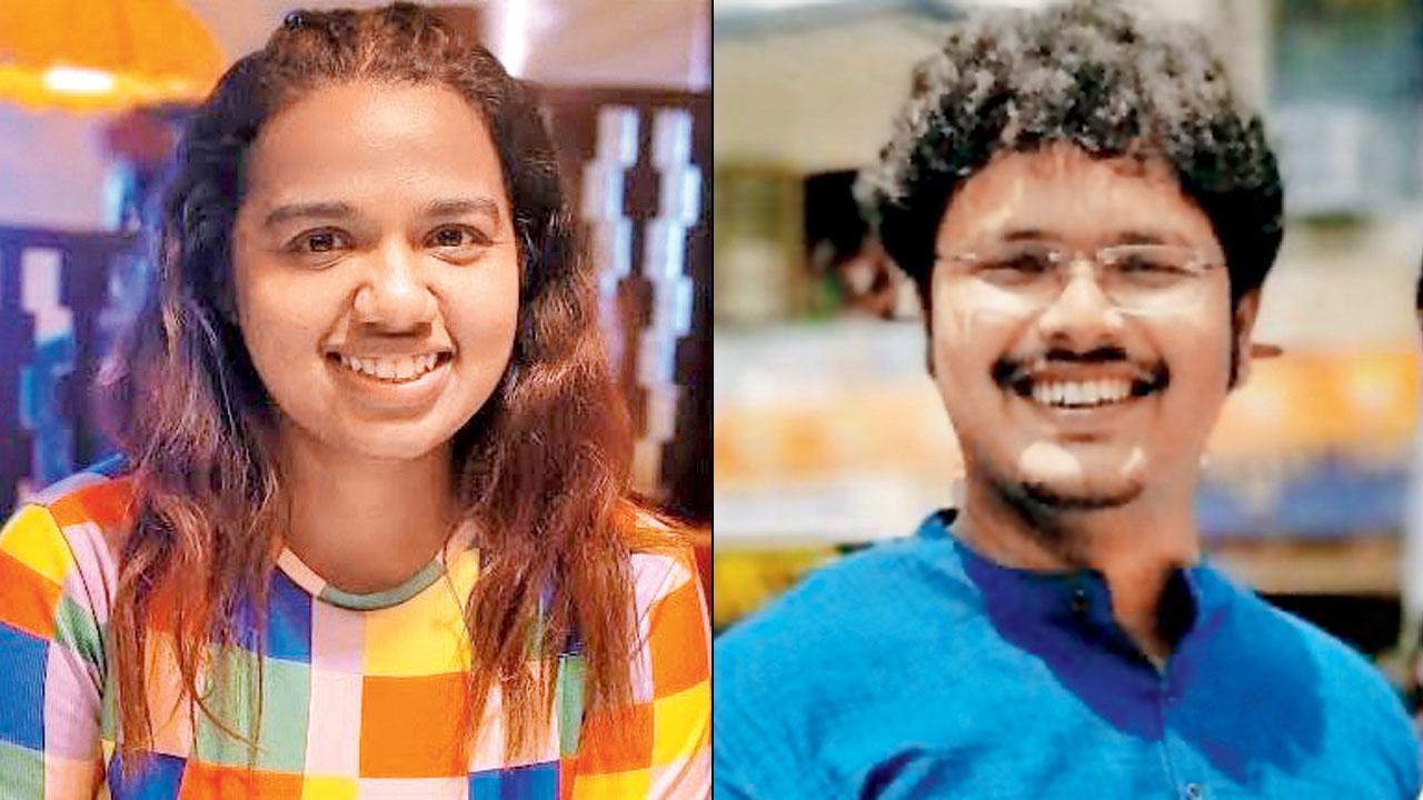 Shruti Railkar and Rohan Damushte