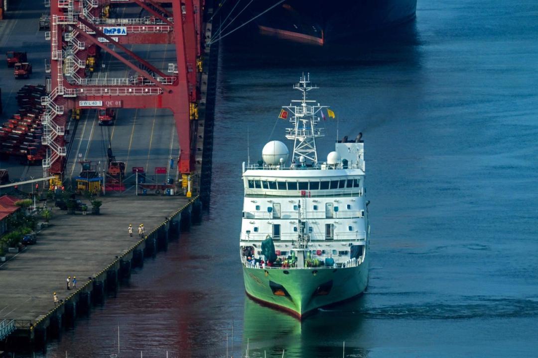 Chinese research ship docks at Colombo port amid security concerns raised by US