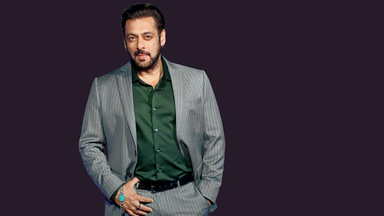 Salman khan in green hot sale shirt