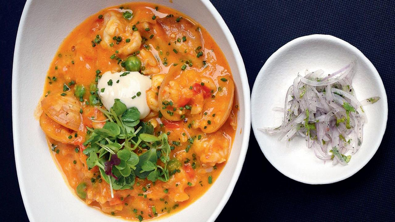Seafood rice