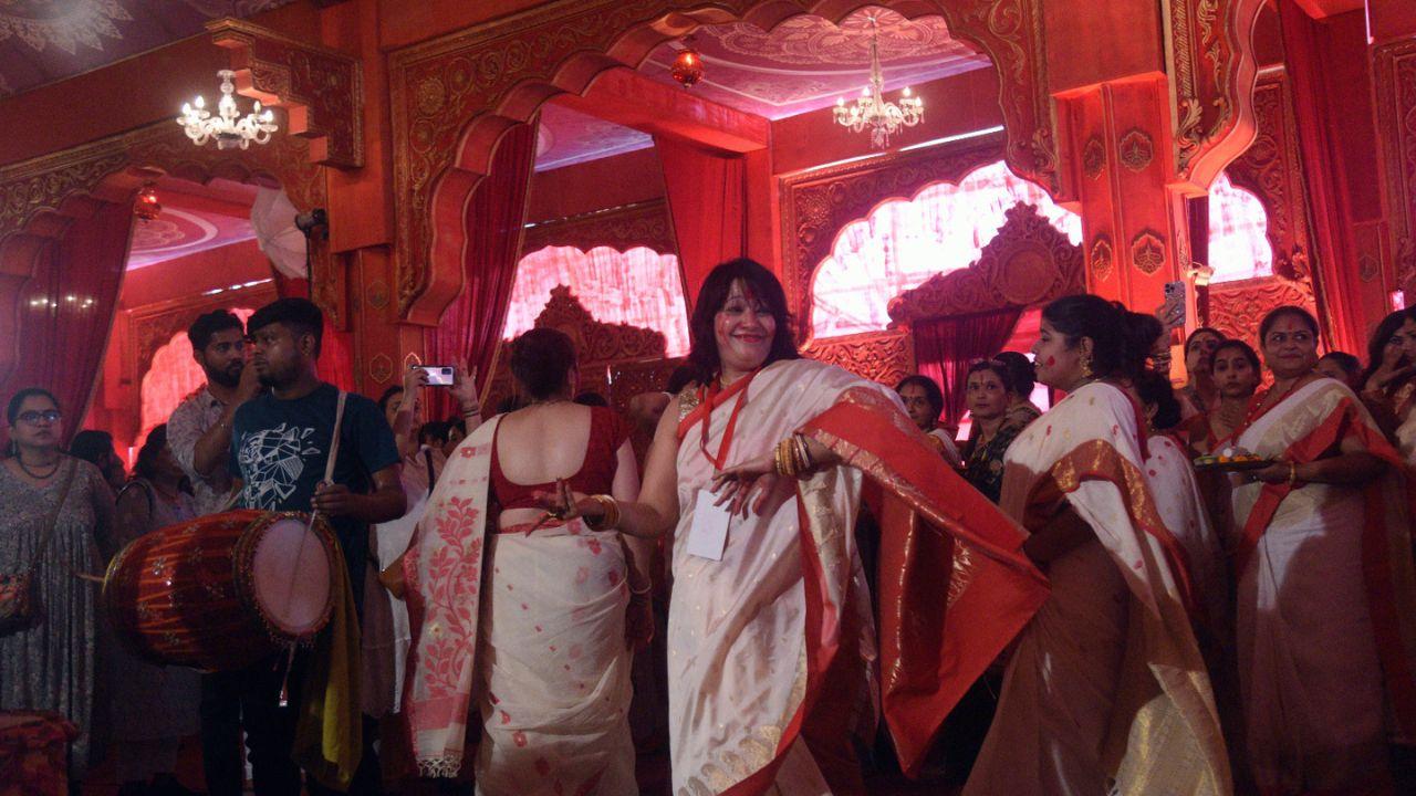 In the bustling metropolis of Mumbai, the Bengal Club's 'Sindoor Khela' celebration becomes a unifying event, where the Bengali community comes together to uphold their rich cultural traditions and express their devotion to Goddess Durga.