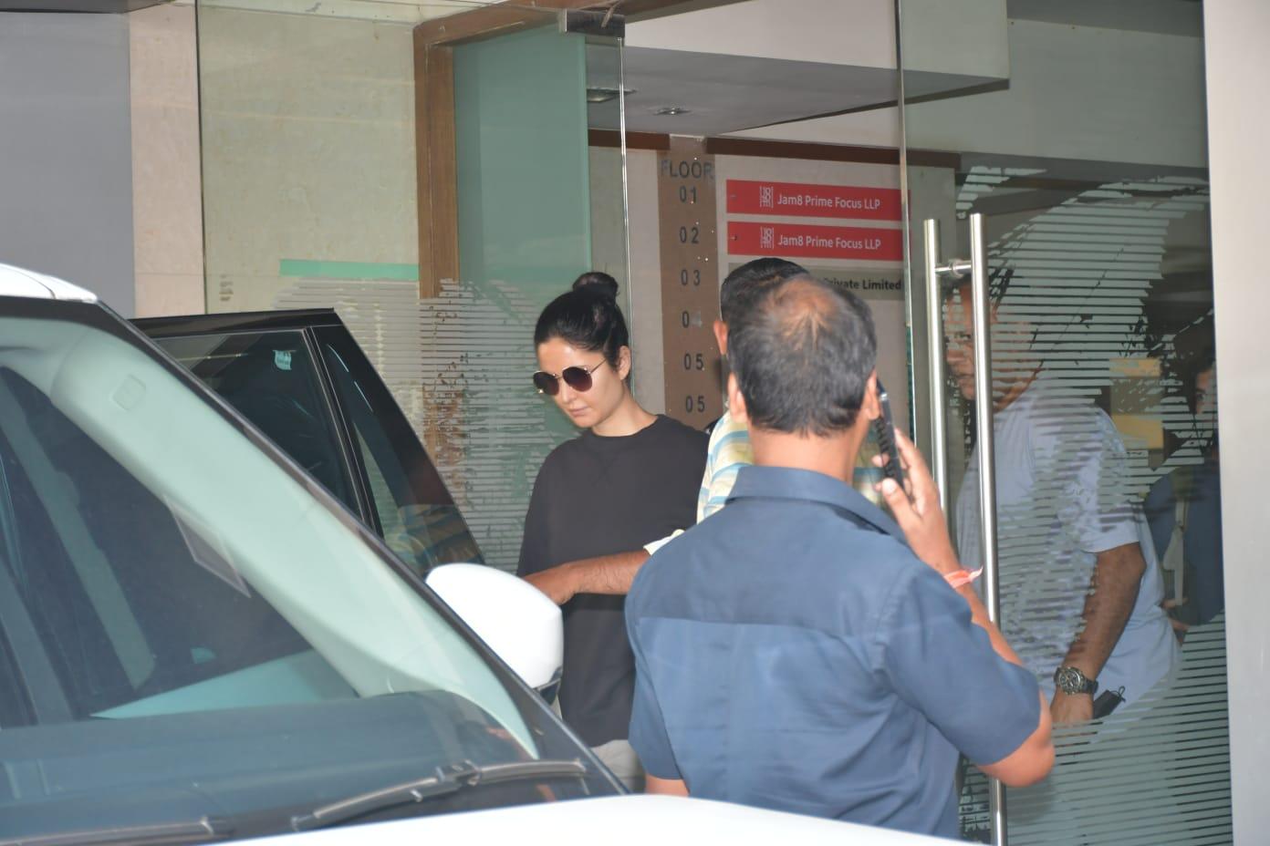 The versatile actress Katrina Kaif was snapped in the city in a casual outfit
