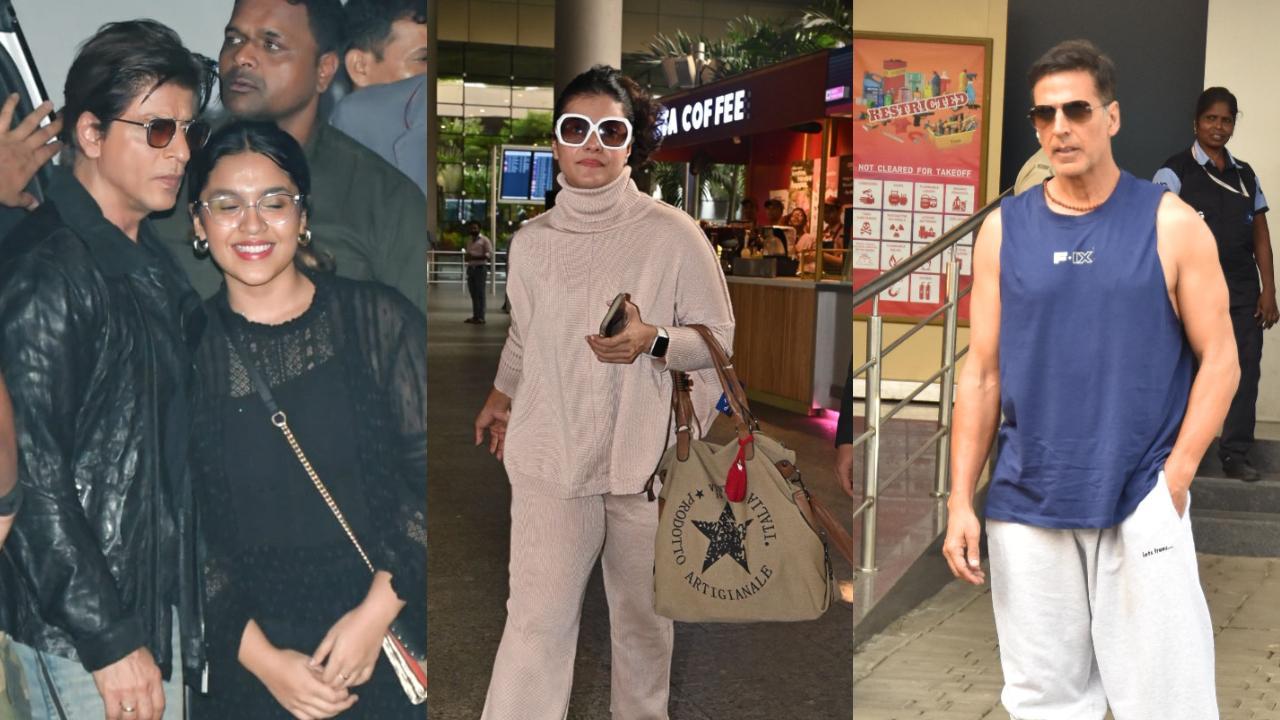 Spotted in the city: Kajol, Shah Rukh Khan, Akshay Kumar and others