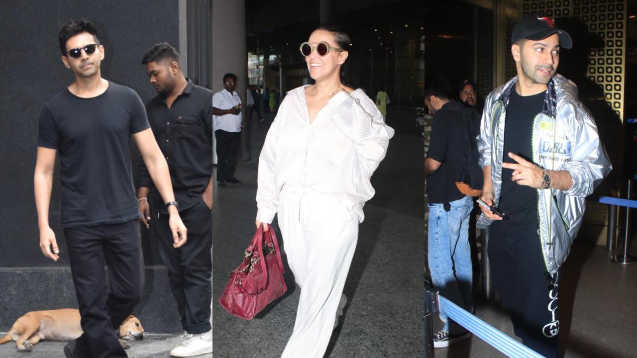 Spotted in the city: Kartik Aaryan, Varun Dhawan, Neha Dhupia and others