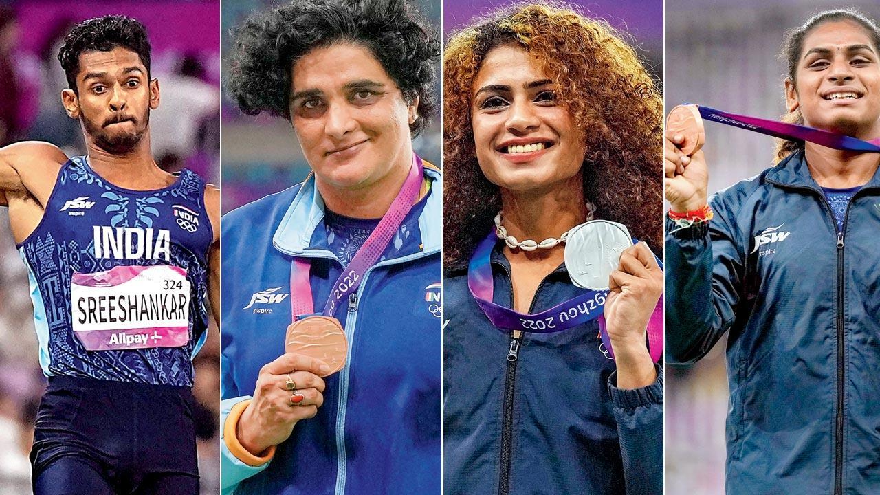 Asian Games 2023: Sreeshankar wins silver; Punia clinches bronze