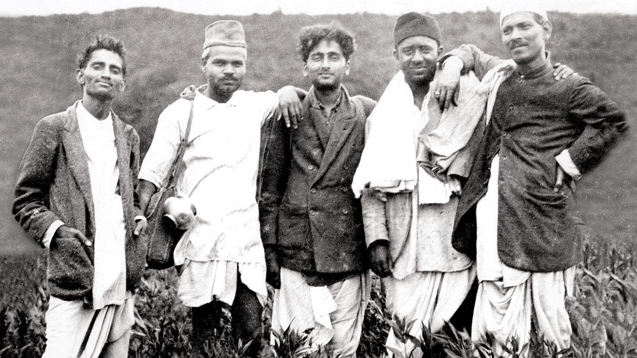 Anand’s granduncle Achyut Patwardhan (third from left) was a nationalist 