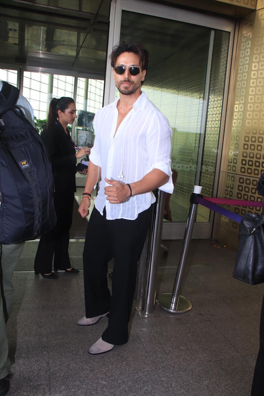 Tiger Shroff was spotted at the airport