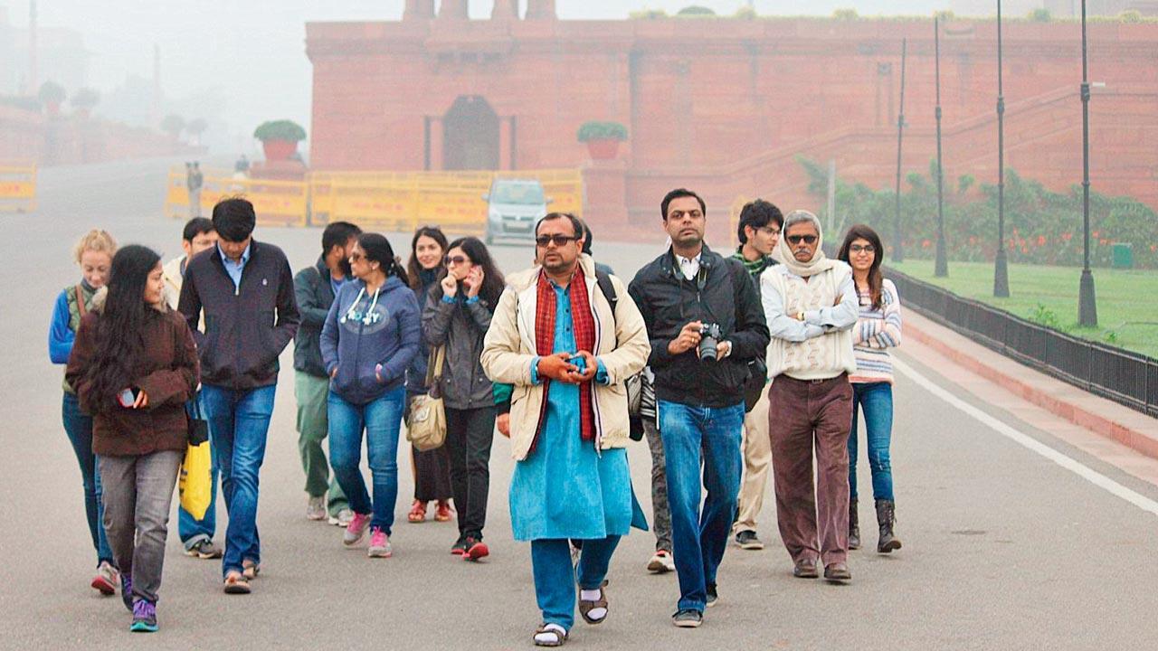 Veteran India Gate faces off with newbie Sansad Bhavan
