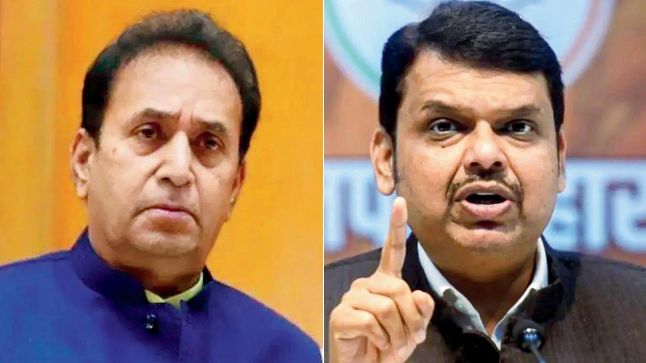 Anil Deshmukh, former home minister and devendra fadnavis, deputy  chief minister