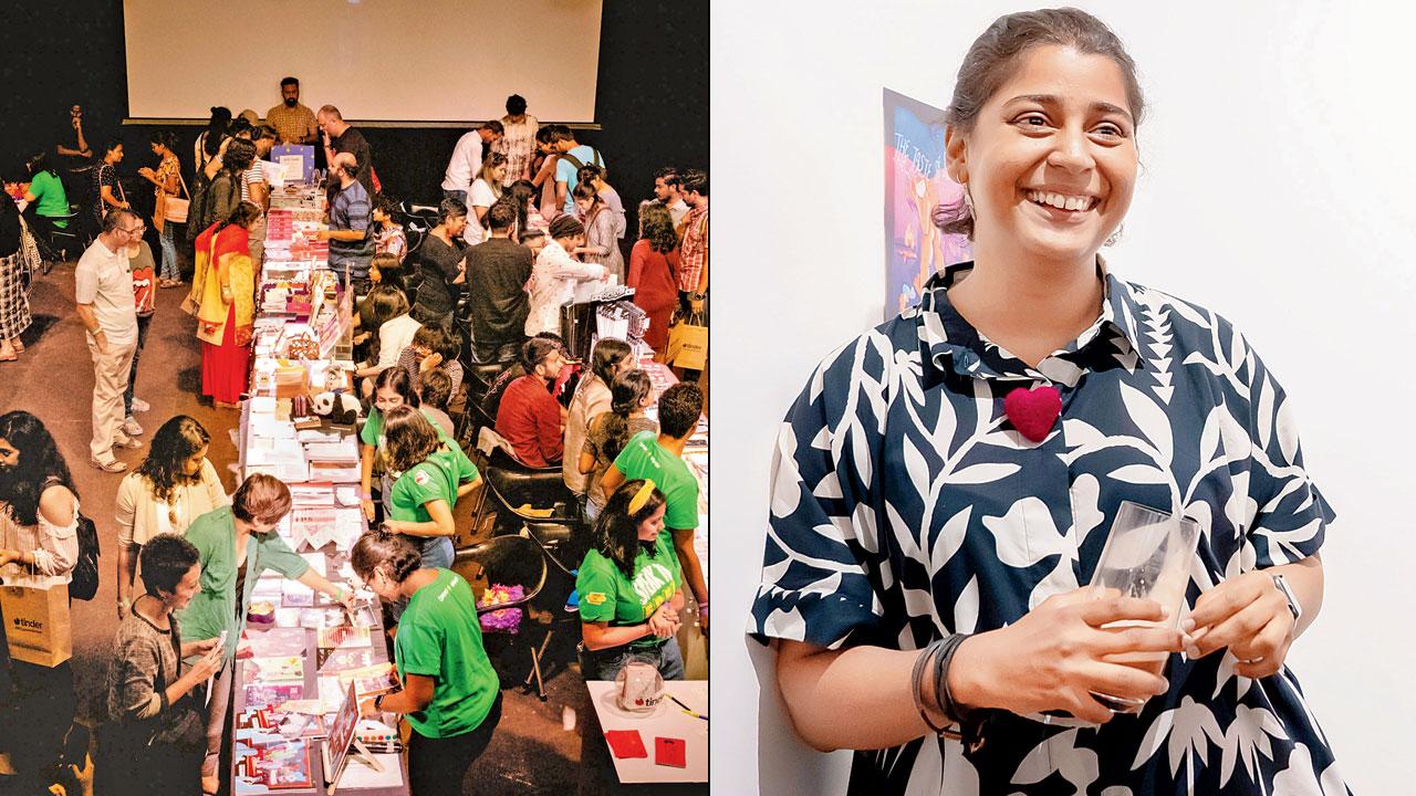 Attendees at the Zine Bazaar that was conducted last year
