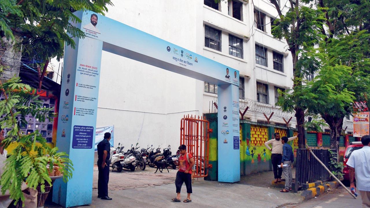 Goods and Services Tax Bhavan in Mazagaon on September 25. Pic/Ashish Raje