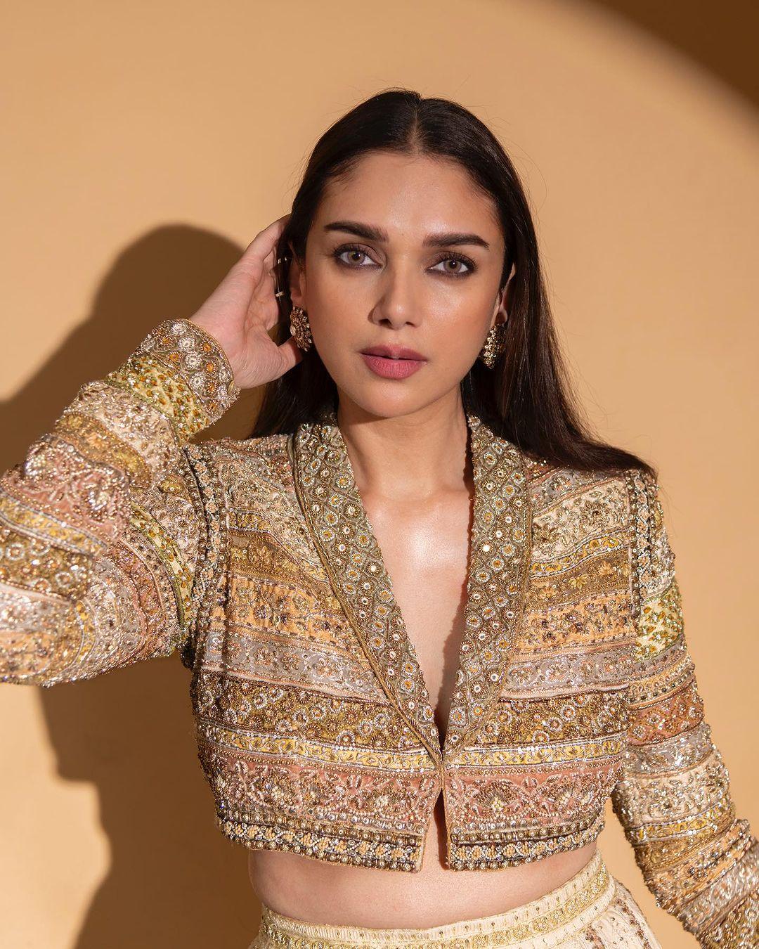 For Indian Couture Week 2023, Aditi turned muse for Ritu Kumar
