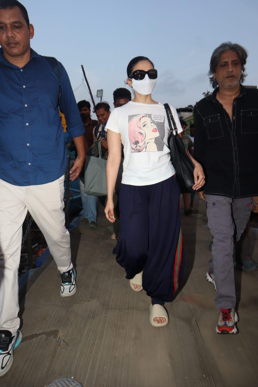 She was seen at the dock heading to a jetty