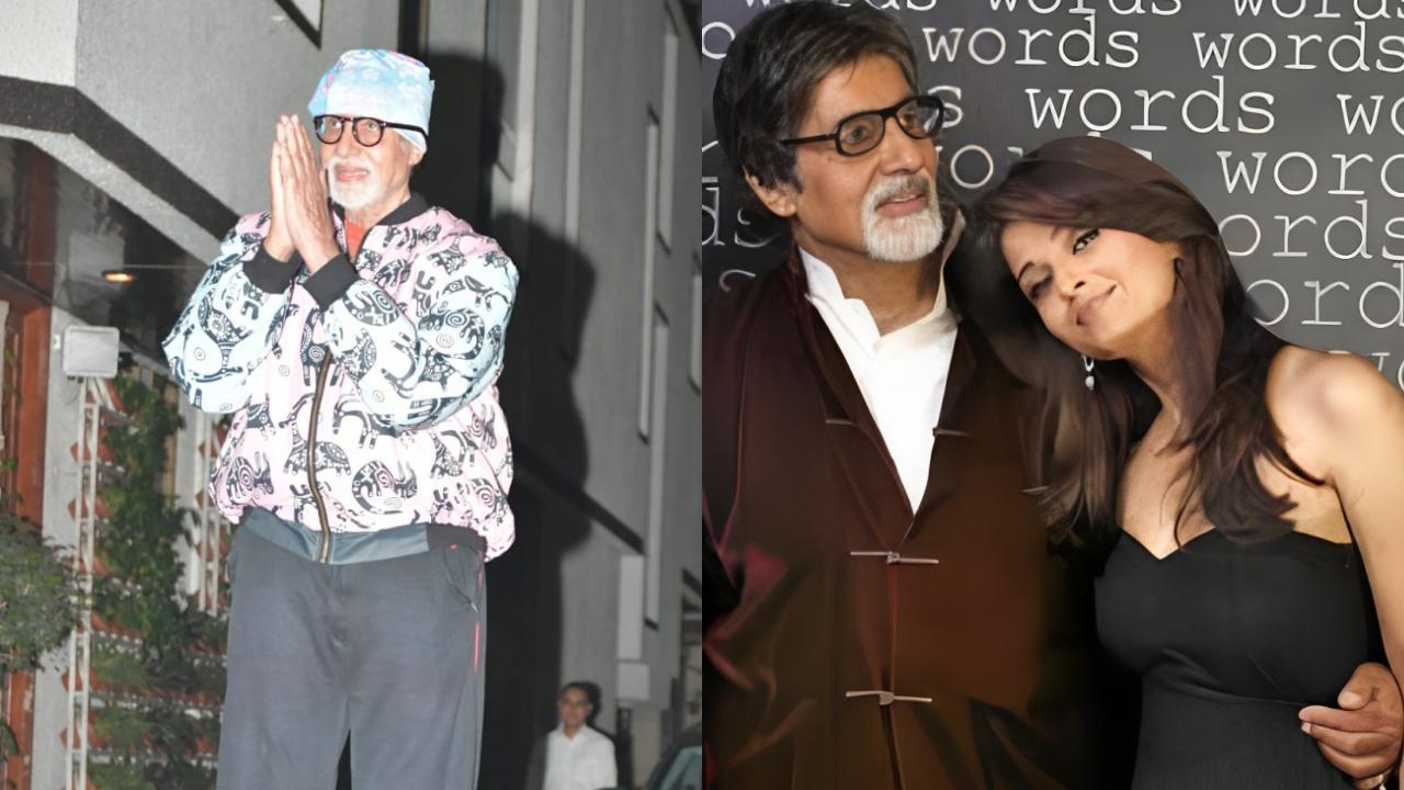 Amitabh Bachchan Birthday 2023: Aishwarya Rai and Aaradhya sneak a peak at Big B's viral moment with fans, watch