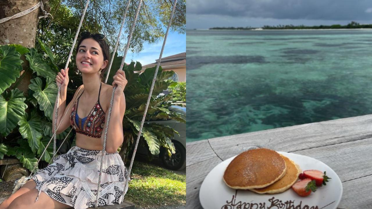 Ananya Panday shares glimpse of 'perfect birthday morning' in Maldives