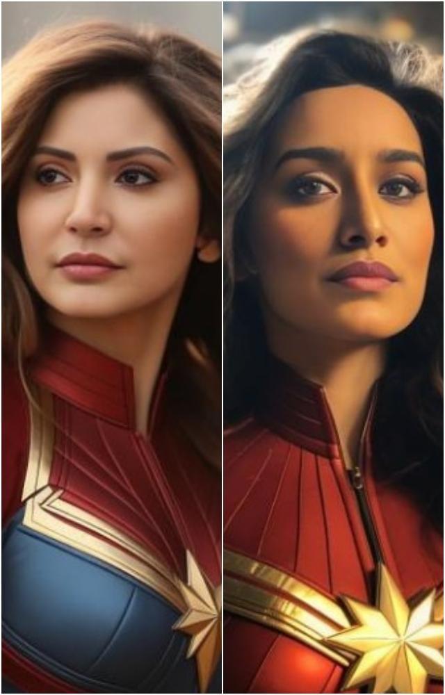Bollywood beauties as Brie Larson