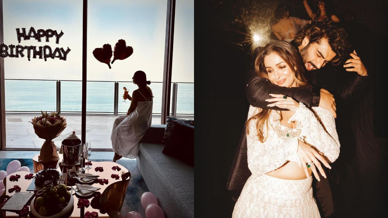 Malaika Arora celebrates 48th birthday in Dubai in her 'favourite robe', boyfriend Arjun Kapoor pens post 