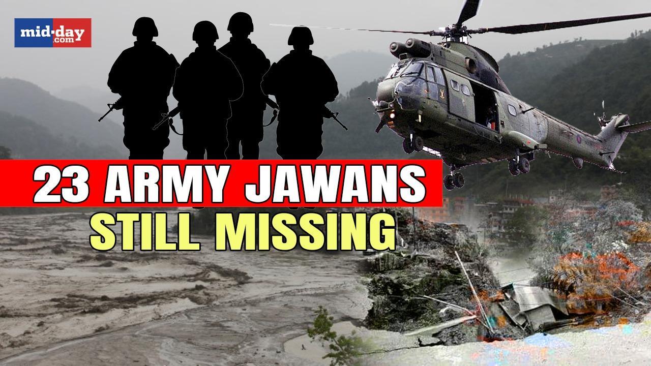  23 Army jawans still missing in Skkim, rescue operations continue
