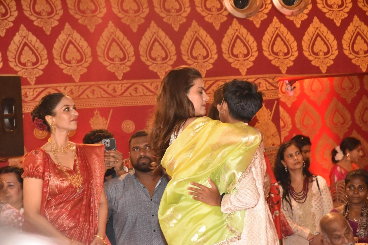 Kajol and her son Yug's cute and mushy moments stole the show