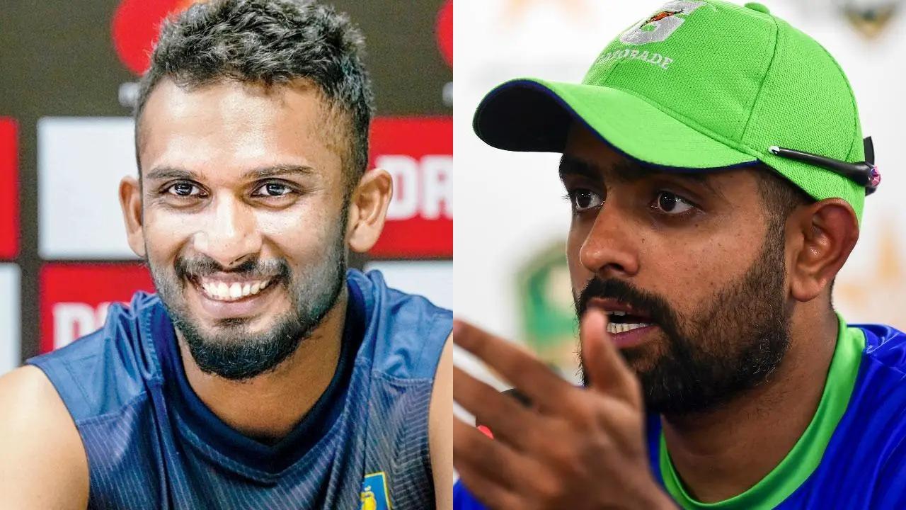 Dasun Shanaka, Babar Azam (Pic: AFP/File Pic)