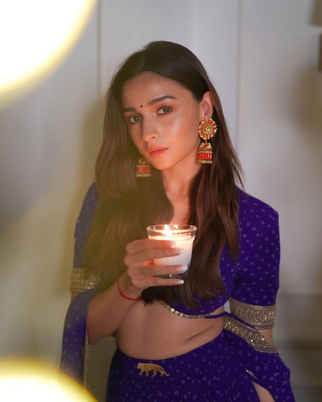 Alia Bhatt's blue lehenga with copper jari was an instant hit and is an inspiration for all seasons