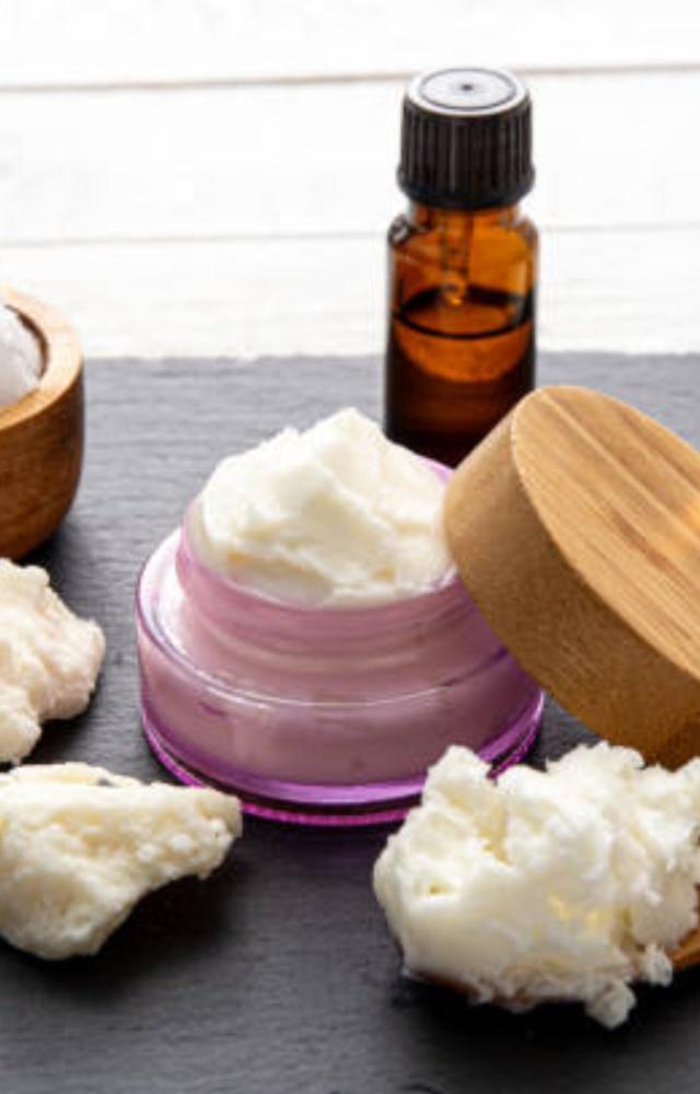 It is a thick and creamy skin moisturiser made from natural oils and butters, such as shea butter, cocoa butter, and mango butter
