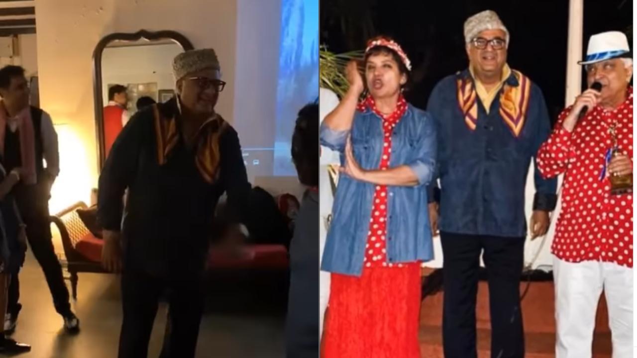 Throwback: Boney Kapoor recreates 'Mere Yaar Shabba Khair' at retro party